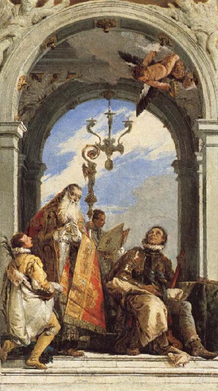 Giovanni Battista Tiepolo Saints Maximus and Oswald France oil painting art